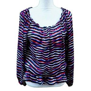 Michael Kors zebra stripe top M